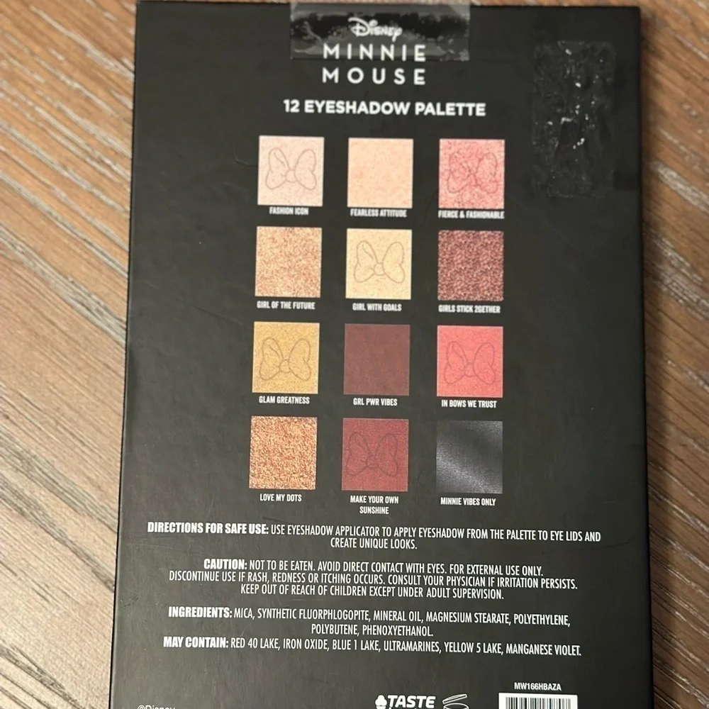 Disney Minnie‎ Mouse Eye Shadow Pallet
